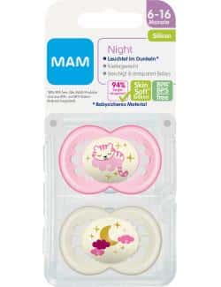 MAM Night Seidensauger Silikon 6-16 Monate