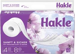 Hakle Sanft & Sicher Toilettenpapier 4-lagig