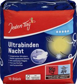 Jeden Tag Ultrabinden Nacht mit Flügeln