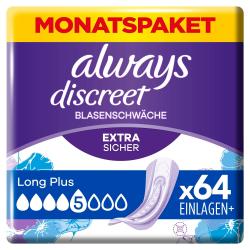 Always Discreet Inkontinenz-Einlagen Long Plus