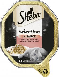Sheba Selection in Sauce mit Rinderhäppchen