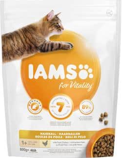 Iams for Vitality Cat Anti-Haarballen mit frischem Huhn