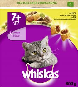 Whiskas 7+ lecker gefüllte Knackkits mit Huhn