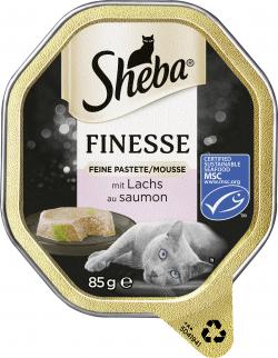 Sheba Finesse Feine Pastete/Mousse mit Lachs MSC