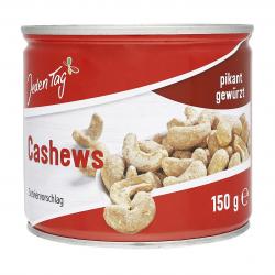 Jeden Tag Cashews pikant gewürzt