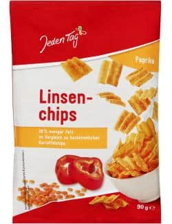 Jeden Tag Linsenchips Paprika