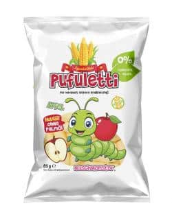Pufuletti Mais-Snack Apfel-Geschmack