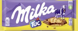 Milka Tafel Alpenmilch & Tuc Cracker