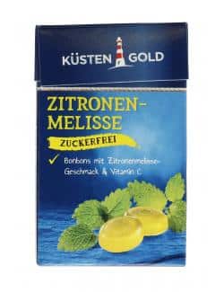 Küstengold Bonbons Zitronen-Melisse zuckerfrei