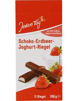 Jeden Tag Schoko-Erdbeer-Joghurt-Riegel