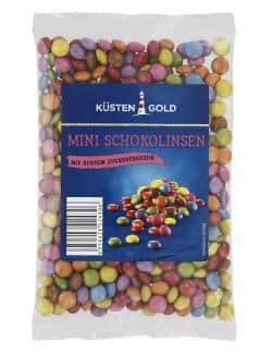 Küstengold Mini Schokolinsen bunt