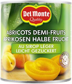 Del Monte Aprikosen halbe Frucht gezuckert