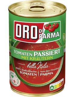 Oro di Parma Tomaten passiert mit Kräutern