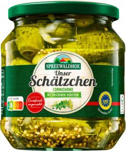 Spreewaldhof Unser Schätzchen Cornichons Kräuter