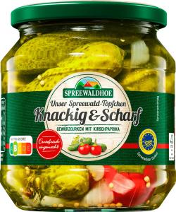 Spreewald-Töpfchen Knackig & Scharf Gewürzgurken