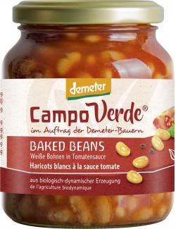 Demeter Campo Verde Baked Beans Weiße Bohnen in Tomatensauce