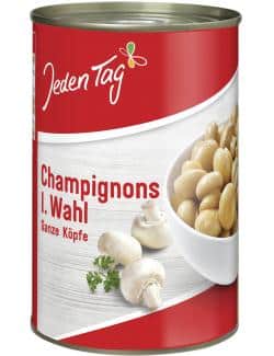 Jeden Tag Champignons ganze Köpfe I. Wahl