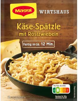 Maggi Wirtshaus Käse-Spätzle mit Röstzwiebeln