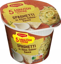 Maggi 5 Minuten Terrine Spaghetti in Käse-Sahne-Sauce