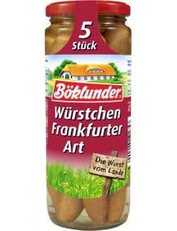 Böklunder Würstchen Frankfurter Art