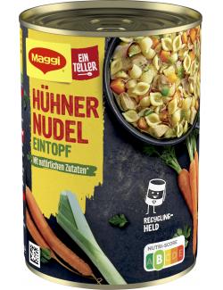 Maggi Ein Teller Hühner Nudel Eintopf