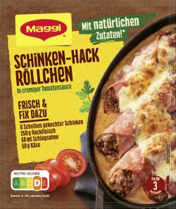 Maggi Fix für Schinken-Hack-Röllchen