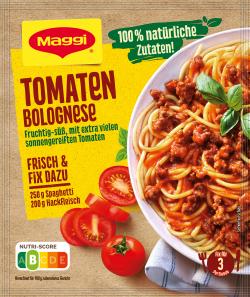 Maggi Fix für Tomaten Bolognese