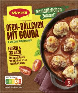 Maggi Fix für Ofen Bällchen mit Gouda