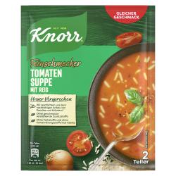 Knorr Feinschmecker Tomaten Suppe mit Reis