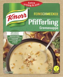 Knorr Feinschmecker Pfifferling Cremesuppe