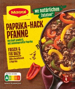 Maggi Fix für Paprika-Hack Pfanne