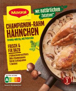 Maggi Fix für Champignon Rahm Hähnchen