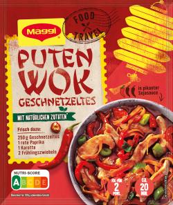 Maggi Fix für Puten-Wok Geschnetzeltes