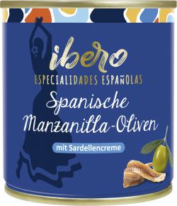 Ibero Spanische Manzanilla-Oliven mit Sardellencreme