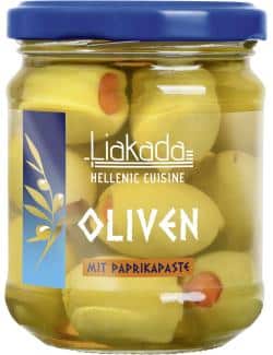 Liakada Oliven mit Paprikapaste