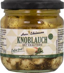 Herr Edelmann Knoblauch in Kräutermarinade