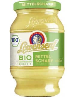 Löwensenf Bio Mittelscharf mild