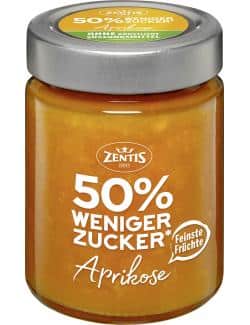 Zentis 50% weniger Zucker Aprikose