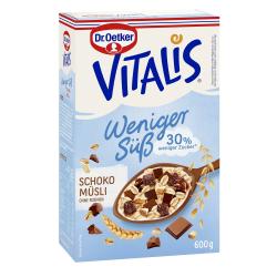 Dr. Oetker Vitalis Weniger süß Schoko Müsli