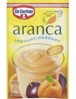 Dr. Oetker Aranca Joghurt-Dessert Aprikose-Maracuja