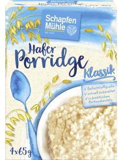 Schapfenmühle Porridge Hafermahlzeit Natur