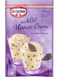 Dr. Oetker nach Art Herrencreme mit Schoko-Stückchen