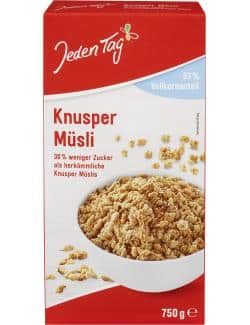 Jeden Tag Knusper Müsli weniger süß