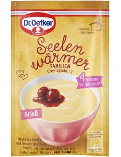 Dr. Oetker Seelenwärmer Familien Cremepudding Grieß