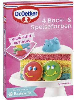 Dr. Oetker 4 Back & Speisefarben