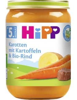 Hipp Karotten mit Kartoffeln & Bio-Rind