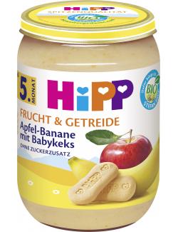 Hipp Frucht & Getreide Apfel-Banane mit Babykeks