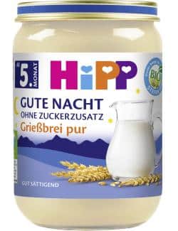 Hipp Gute Nacht Grießbrei pur