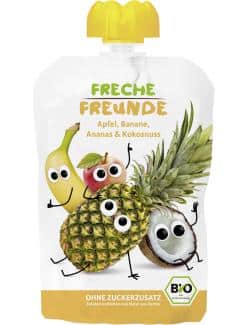 Freche Freunde Quetschie Apfel-Banane-Ananas & Kokosnuss