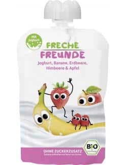 Freche Freunde Quetschie Joghurt-Banane-Erdbeere-Himbeere-Apfel